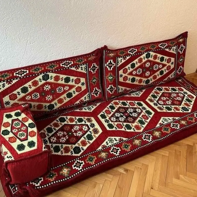 Bosanski set Zambak, crveno-zeleni