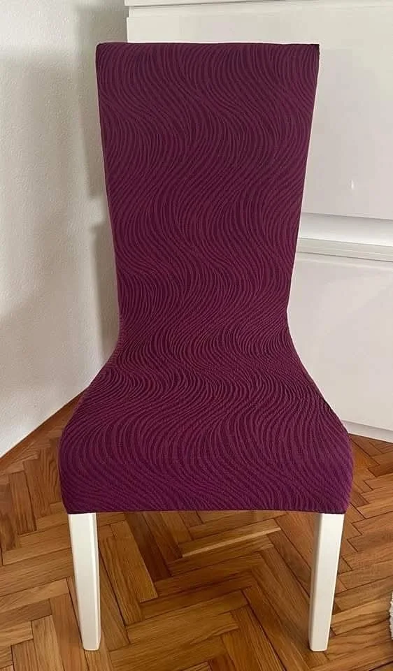 Navlaka za stolicu Talas, bordo